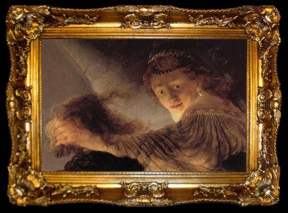 framed  Rembrandt van rijn Details of the Blinding of Samson, ta009-2